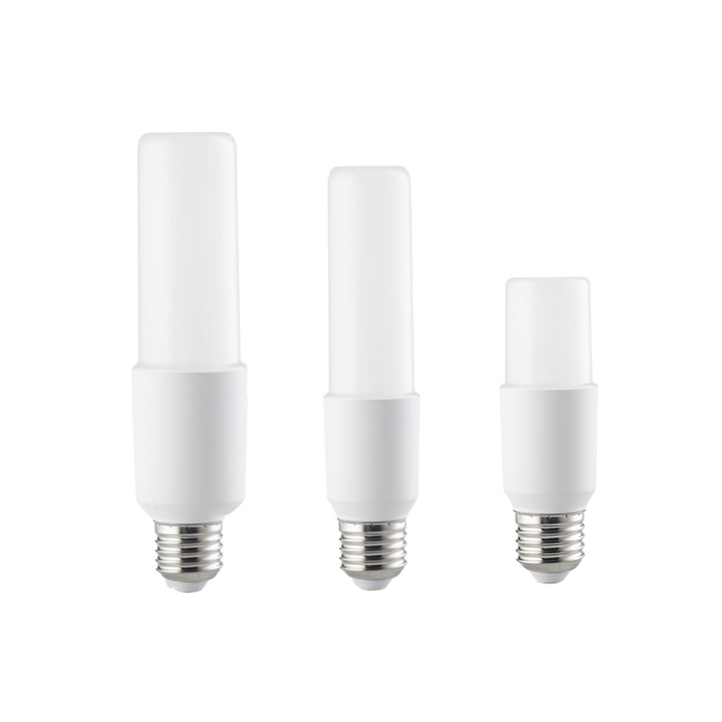 Plastovo-hliníkové hybridné mini LED lampy série T (základ E14/E27)